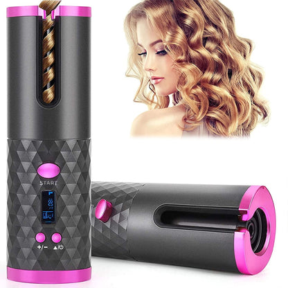 Cordless Rotating Hair Curler